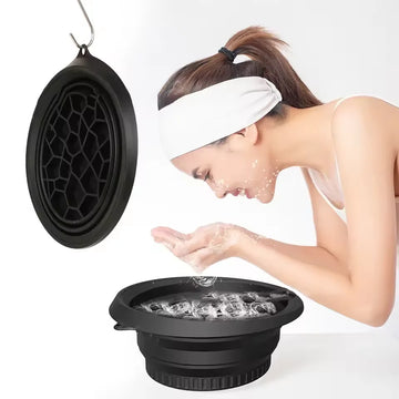 Silicone Face Ice Bath Bowl